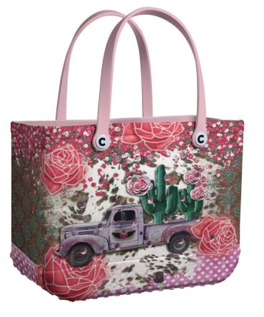 Bucket Tote Bag, Limited Edition Bogg Bag, Beach Bag Pretty In The Southwest