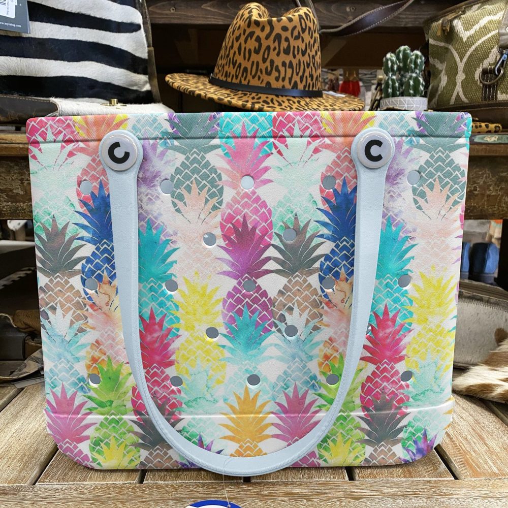 Bucket Tote Bag, Limited Edition Bogg Bag, Beach Bag Summer Pine - Image 5