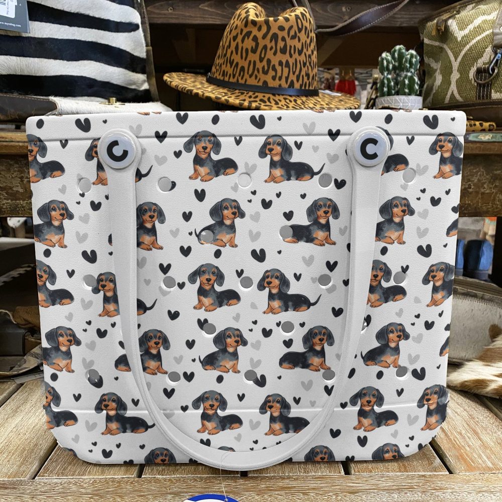 Bucket Tote Bag, Limited Edition Bogg Bag, Beach Bag Endless Love - Image 5