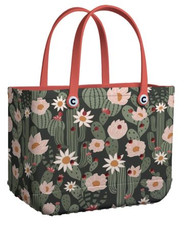 Bucket Tote Bag, Limited Edition Bogg Bag, Beach Bag Wildflower Dunes