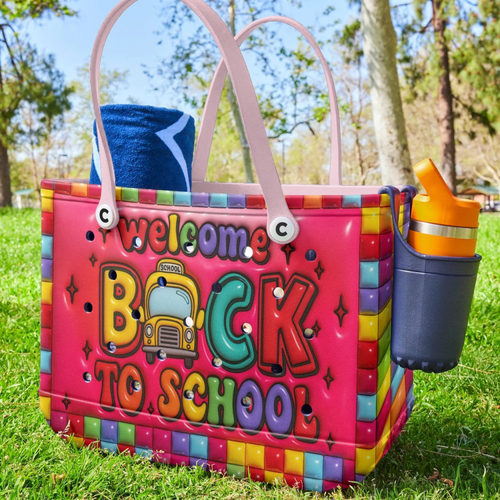 Colorful Back-To-School Tote Bag – Fun And Spacious Kids' School Essential - Image 5