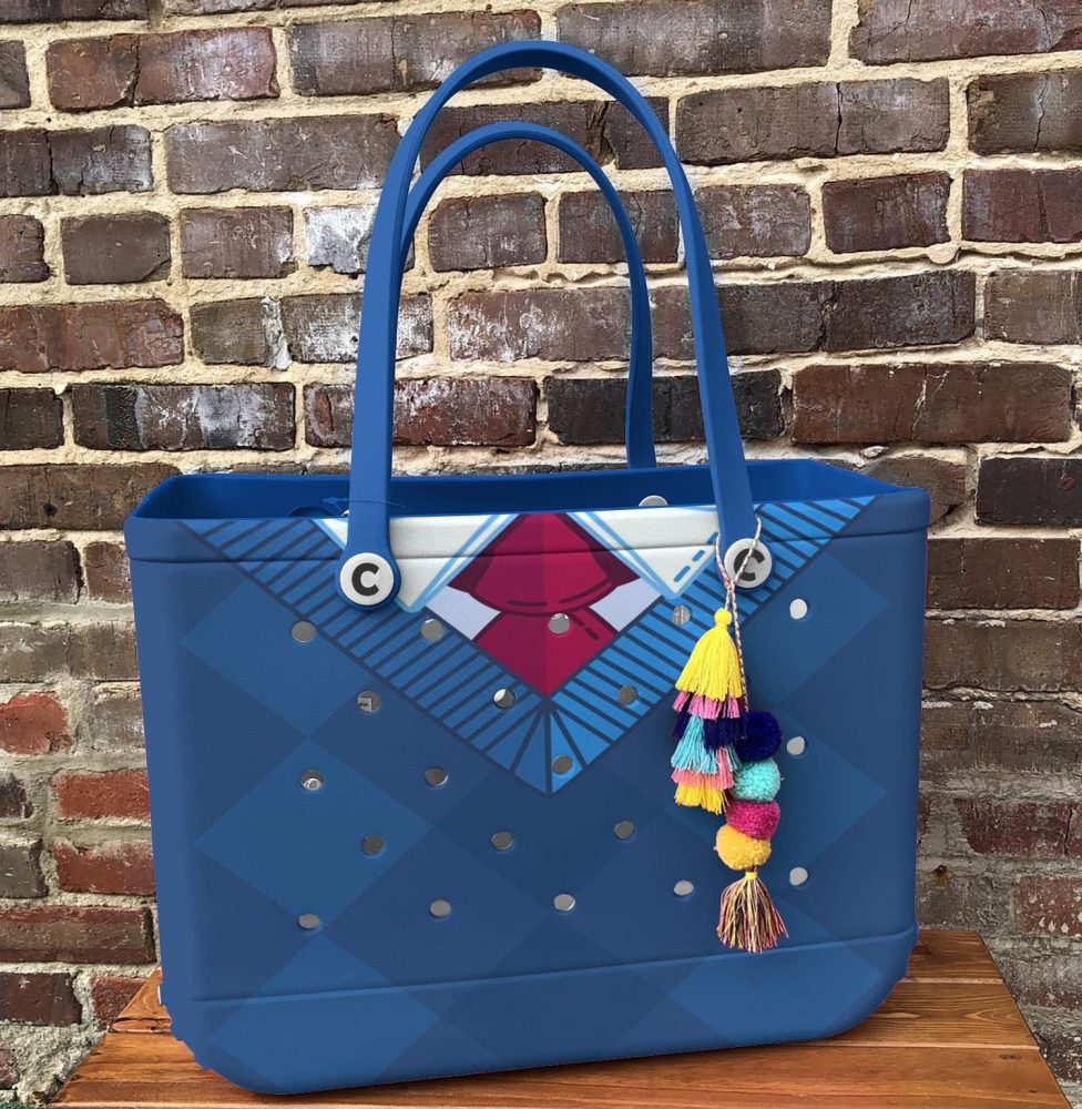 Bucket Tote Bag, Limited Edition Bogg Bag, Beach Bag The Blue Boss - Image 3