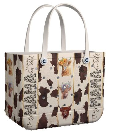 Bucket Tote Bag, Limited Edition Bogg Bag, Beach Bag Mama Loves Her Herd