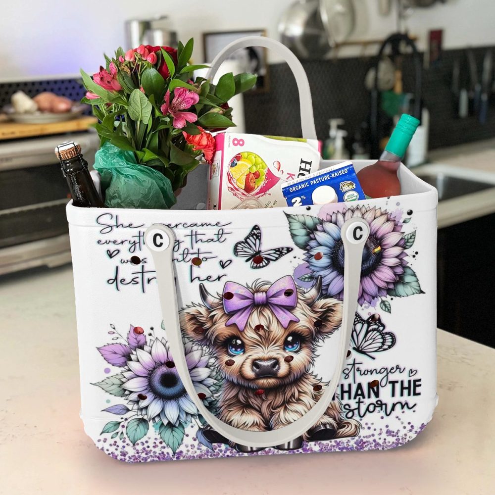 Bucket Tote Bag, Limited Edition Bogg Bag, Beach Bag Unbreakabull - Image 2