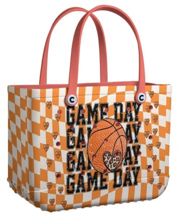 Bucket Tote Bag, Limited Edition Bogg Bag, Beach Bag B-Ball Dreams