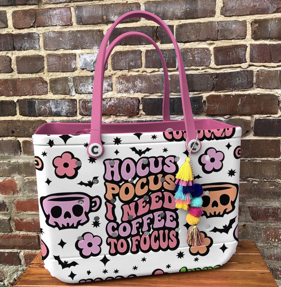 Bucket Tote Bag, Limited Edition Bogg Bag, Beach Bag Bean There, Spelled That - Image 4