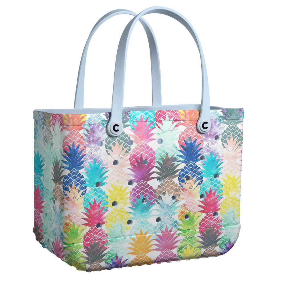 Bucket Tote Bag, Limited Edition Bogg Bag, Beach Bag Summer Pine