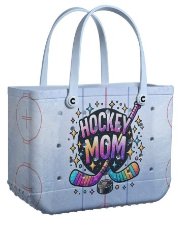 Hockey Mom Tote Bag – Stylish, Durable & Perfect For Game Days!