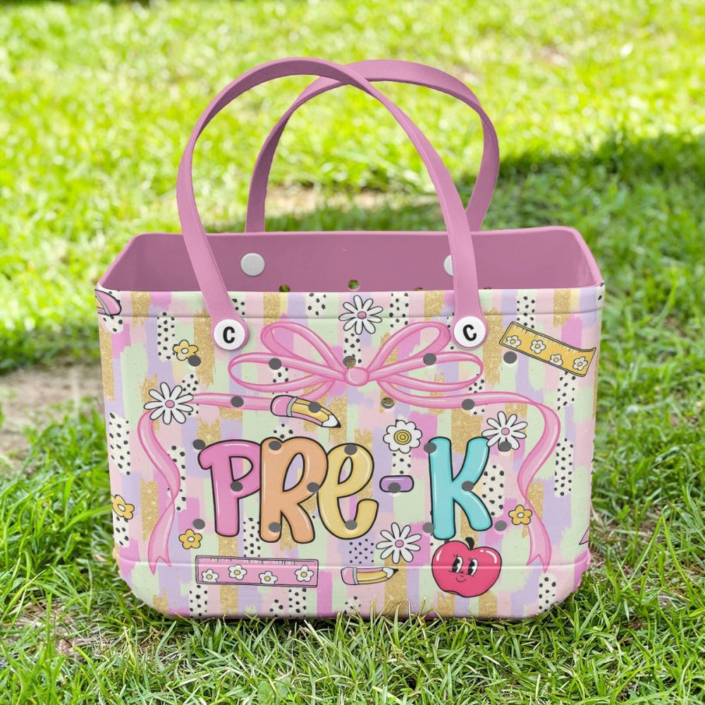 Colorful Pre-K Kids Tote Bag – Durable, Fun Design For School & Play - Image 2