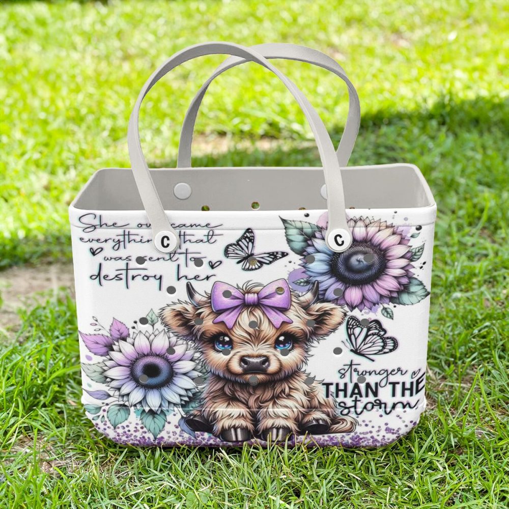 Bucket Tote Bag, Limited Edition Bogg Bag, Beach Bag Unbreakabull - Image 3