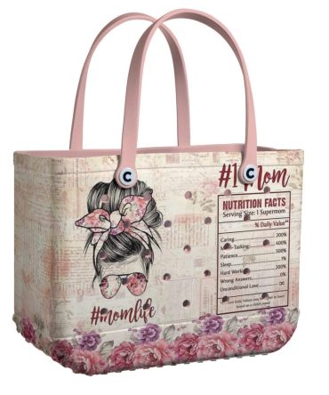 Bucket Tote Bag, Limited Edition Bogg Bag, Beach Bag Mom Nutrition