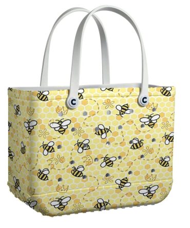 Bucket Tote Bag, Limited Edition Bogg Bag, Beach Bag Bee My Sunshine