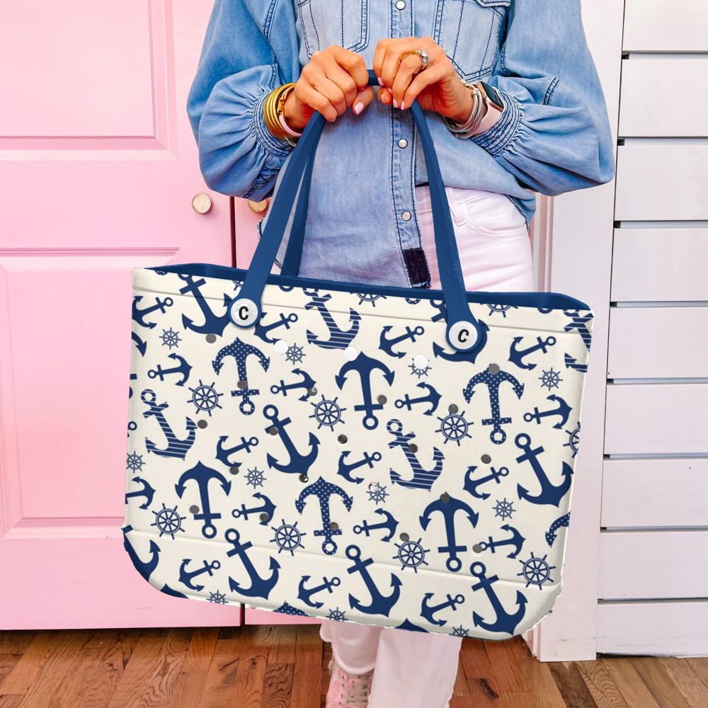 Bucket Tote Bag, Limited Edition Bogg Bag, Beach Bag Tide Me Over - Image 2