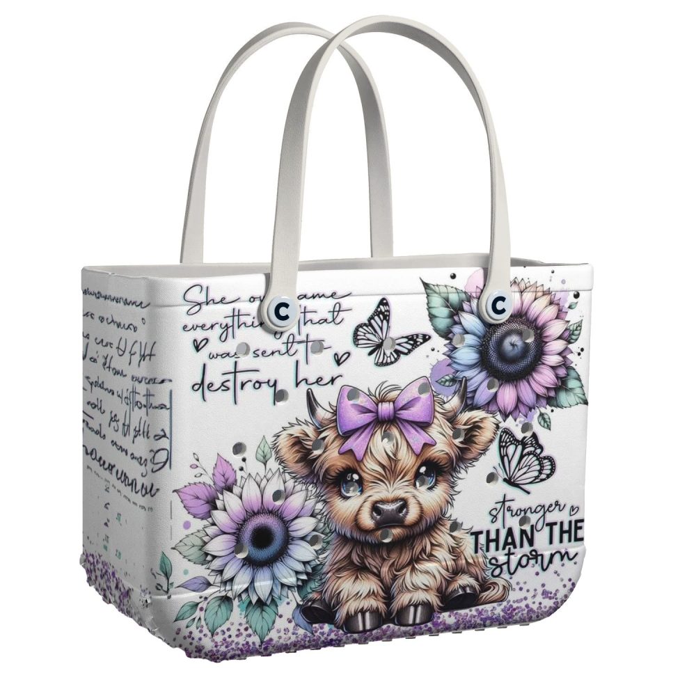 Bucket Tote Bag, Limited Edition Bogg Bag, Beach Bag Unbreakabull