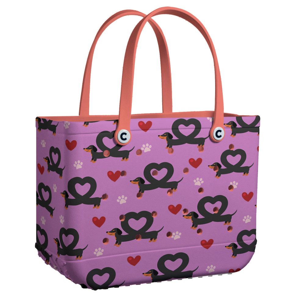 Bucket Tote Bag, Limited Edition Bogg Bag, Beach Bag Love On Short Legs