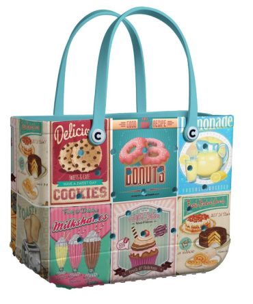 Retro Sweets Shopping Tote Bag – Durable, Stylish & Eco-Friendly Design