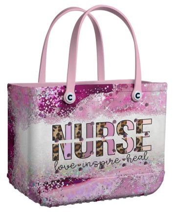 Chic Nurse Tote Bag - Inspiring Pink Design, Perfect Gift For Healthcare Heroes