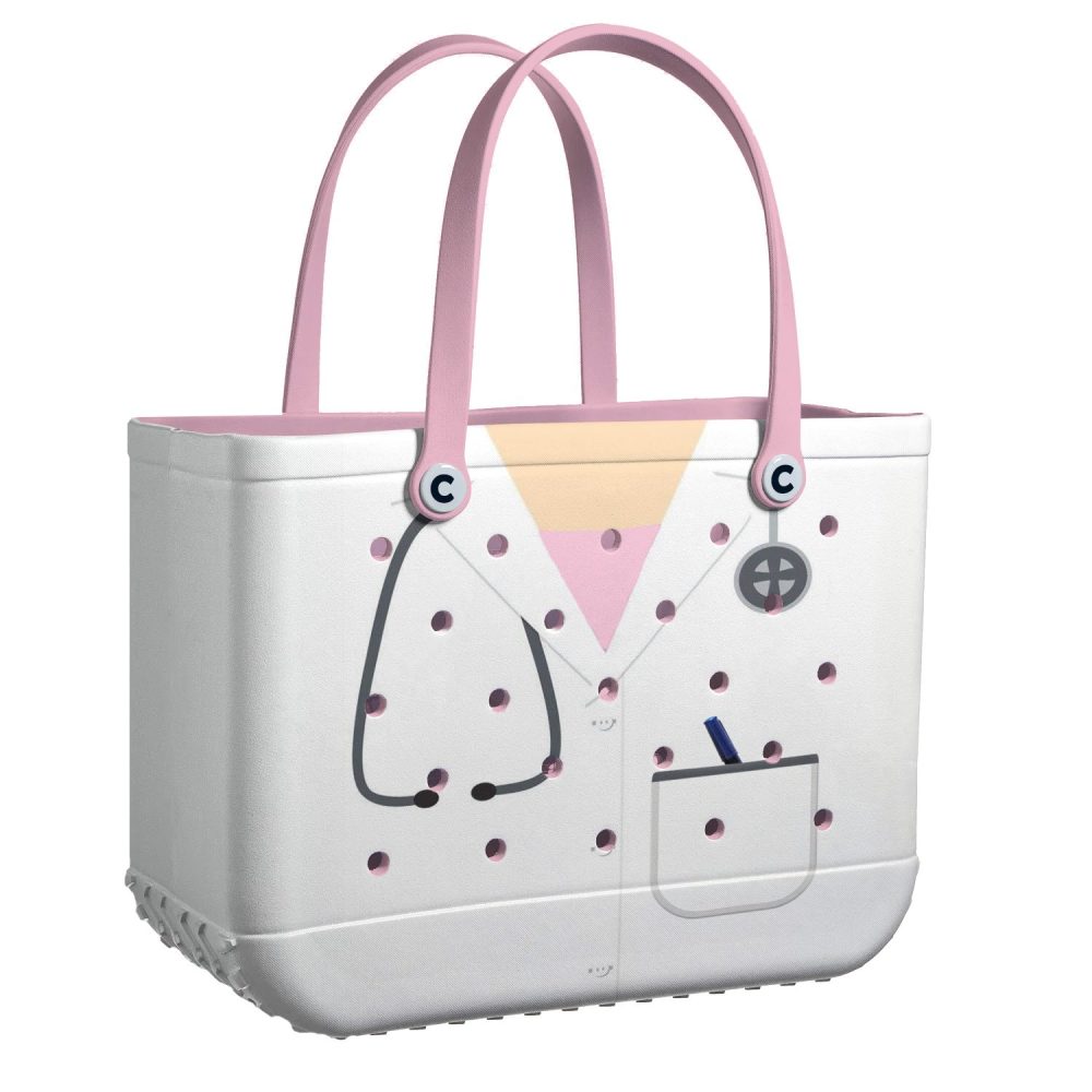 Bucket Tote Bag, Limited Edition Bogg Bag, Beach Bag Medical Heroes