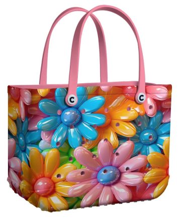 Vibrant Floral Tote Bag – Colorful, Durable, And Stylish For Everyday Use