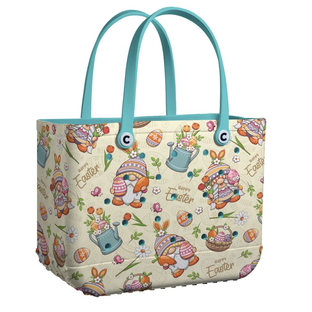 Bucket Tote Bag, Limited Edition Bogg Bag, Beach Bag Hoppy Easter