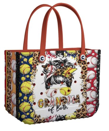 Stylish Grandma Baseball Softball Tote Bag - Perfect Gift For Sporty Grandmas!