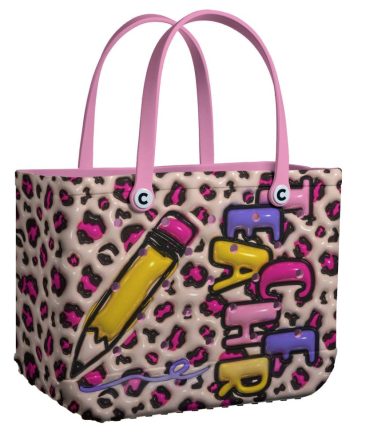 Bucket Tote Bag, Limited Edition Bogg Bag, Beach Bag Inflated Teacher
