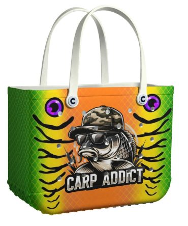 Bucket Tote Bag, Limited Edition Bogg Bag, Beach Bag Carp Addict