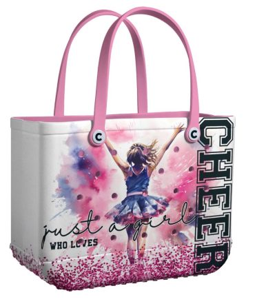 Bucket Tote Bag, Limited Edition Bogg Bag, Beach Bag Let'S Cheer Baby