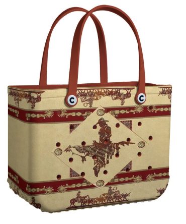 Stylish Cowboy Print Tote Bag - Durable & Spacious For Everyday Use