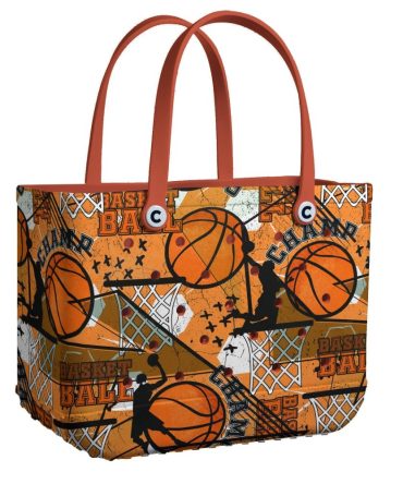 Bucket Tote Bag, Limited Edition Bogg Bag, Beach Bag Hoop Flair