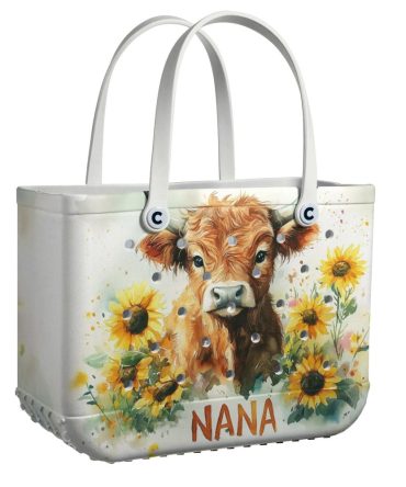 Bucket Tote Bag, Limited Edition Bogg Bag, Beach Bag Nana'S Bloom