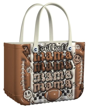 Stylish Football Mama Tote Bag – Perfect For Game Day & Everyday Use!