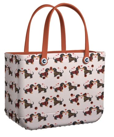 Bucket Tote Bag, Limited Edition Bogg Bag, Beach Bag Endless Paws & Kisses