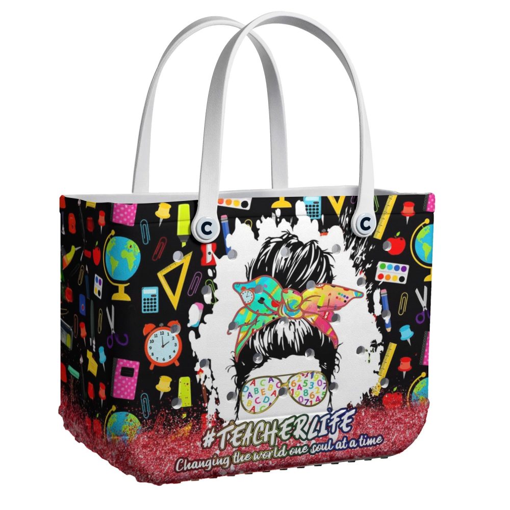 Bucket Tote Bag, Limited Edition Bogg Bag, Beach Bag Edu-Diva