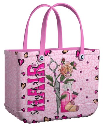 Bucket Tote Bag, Limited Edition Bogg Bag, Beach Bag Leopard Hair Stylish