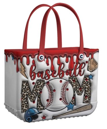 Stylish Baseball Mom Tote Bag - Perfect For Game Day & Everyday Essentials