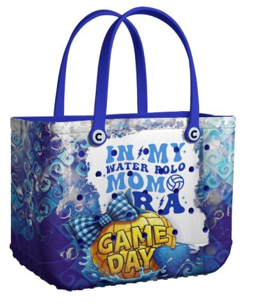 Stylish Water Polo Mom Tote - Game Day Ready, Spacious & Durable Bag
