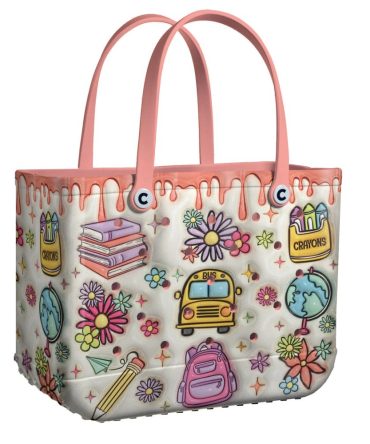 Colorful School-Themed Tote Bag – Fun, Durable & Stylish For Kids And Teachers