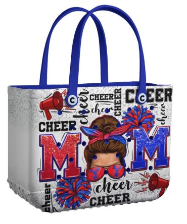 Bucket Tote Bag, Limited Edition Bogg Bag, Beach Bag Pom Pom Mama