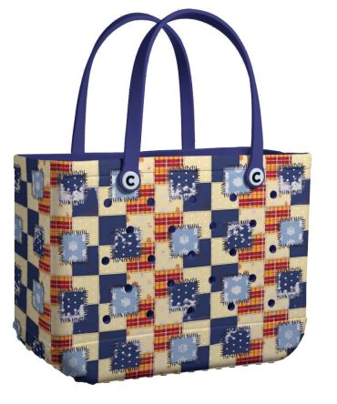 Bucket Tote Bag, Limited Edition Bogg Bag, Beach Bag Elegant Mosaic