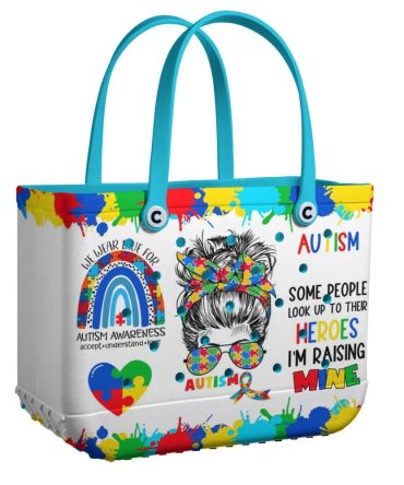 Bucket Tote Bag, Limited Edition Bogg Bag, Beach Bag Raising A Hero