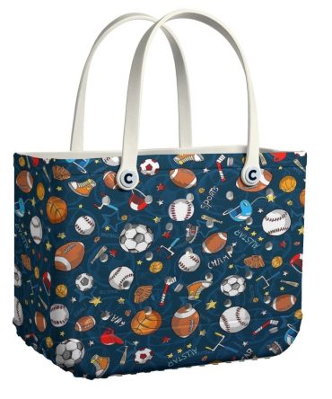 Bucket Tote Bag, Limited Edition Bogg Bag, Beach Bag Court To Field