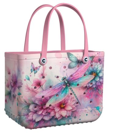 Bucket Tote Bag, Limited Edition Bogg Bag, Beach Bag Blossom Breeze