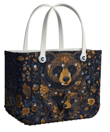 Bucket Tote Bag, Limited Edition Bogg Bag, Beach Bag Golden Bond