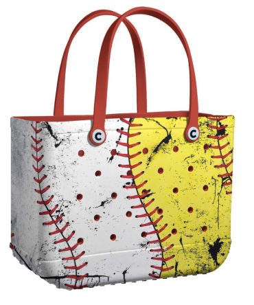 Stylish Baseball Softball Tote Bag - Durable, Sporty Design For Fans & Players