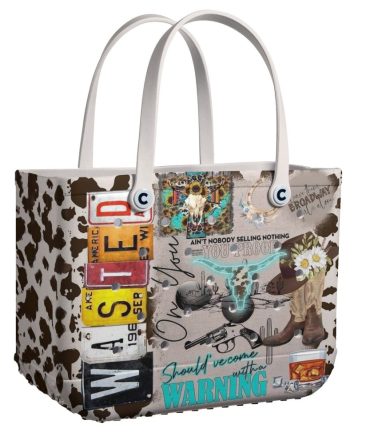 Bucket Tote Bag, Limited Edition Bogg Bag, Beach Bag Ride Or Wreck