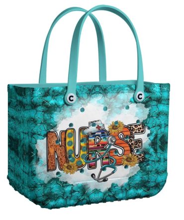 Bucket Tote Bag, Limited Edition Bogg Bag, Beach Bag Healing Vibes Only