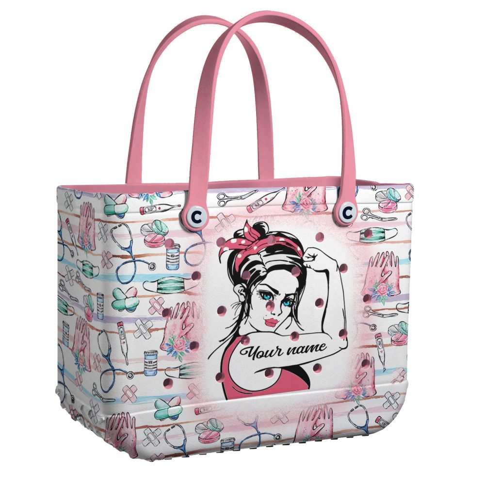 Custom Nurse Tote Bag - Personalized Gift For Healthcare Heroes - Durable & Stylish With Unique Design