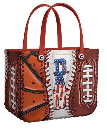Bucket Tote Bag, Limited Edition Bogg Bag, Beach Bag Game Day Dad