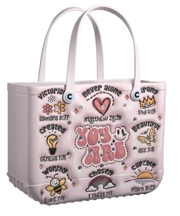 Bucket Tote Bag, Limited Edition Bogg Bag, Beach Bag Chosen & Cherished